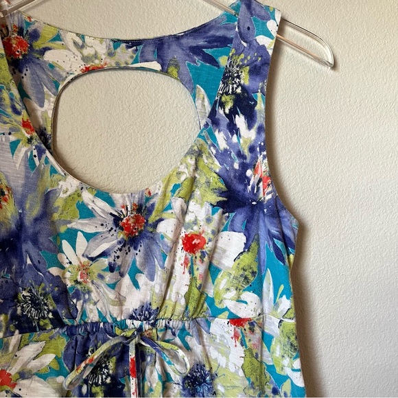 Tommy Bahama Floral Pattern Beach Vacation Dress Medium - Picture 2 of 5